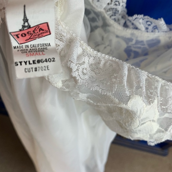 Vintage Tosca Lingerie 1960 White Bridal Small USA - Picture 2 of 3